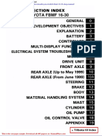 Toyota Forklift FBMF 16 30 Shop Manual