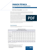 Separata Técnica Índice de Precios Al Consumidor Contingencia Covid 19 - Mayo 2020