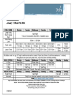 SRC - Winter 2023 January 2-March 10