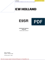 New Holland Excavator E9sr en Service Manual