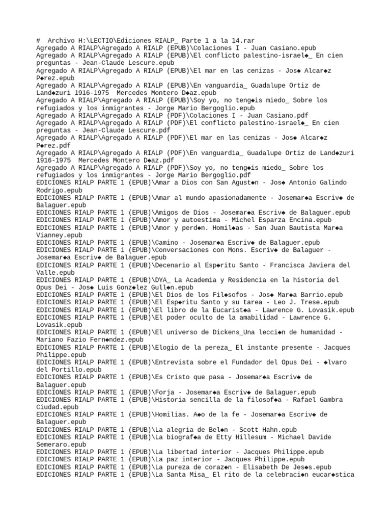 Catálogo de Ediciones RIALP | PDF