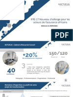 Actuelia Afrique Webinaire Mai 2023 IFRS 17 PRES