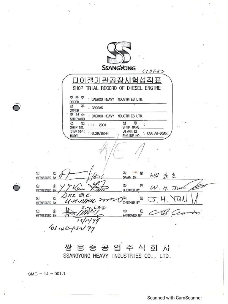 Ae-1 Shop Trial Record | PDF