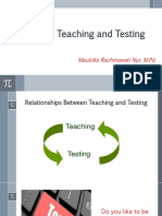 Meeting 2 - Teaching and Testing