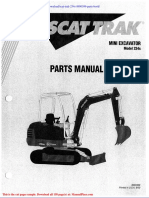 Scat Trak 234s 8990399 Parts Book
