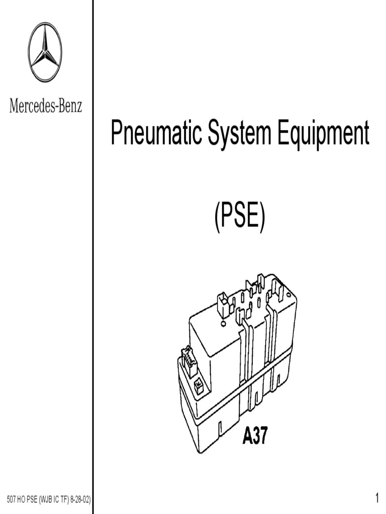 Mercedes Technical Training Pse WJB Ic TF | PDF