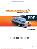 Mazda Speed 6 Technical Training