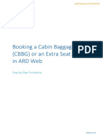 ARD Web - Cabin Baggage (CBBG) and Extra Seat (EXST) Booking V3