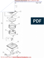 Cub Cadet Parts Manual For Model 2185 Tractor SN 1a031g and After