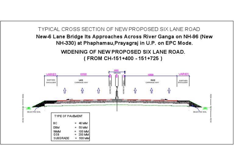 New Proposed Six Lane Tcs 22-06-2023 | PDF
