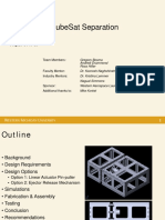 Design of A CubeSat Separation Mechanism Presentation