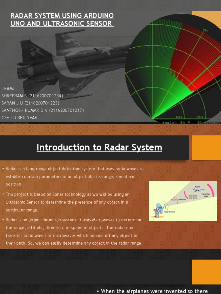 Radar System Using Arduino Uno and Ultrasonic Sensor | PDF