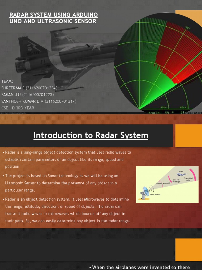 Radar System Using Arduino Uno and Ultrasonic Sensor | PDF