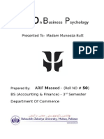 16465515 Notes on Basics of Business Psychology