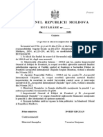 Proiectul Hotărârii Guvernului Cu Privire La Alocarea Mijloacelor Financiare