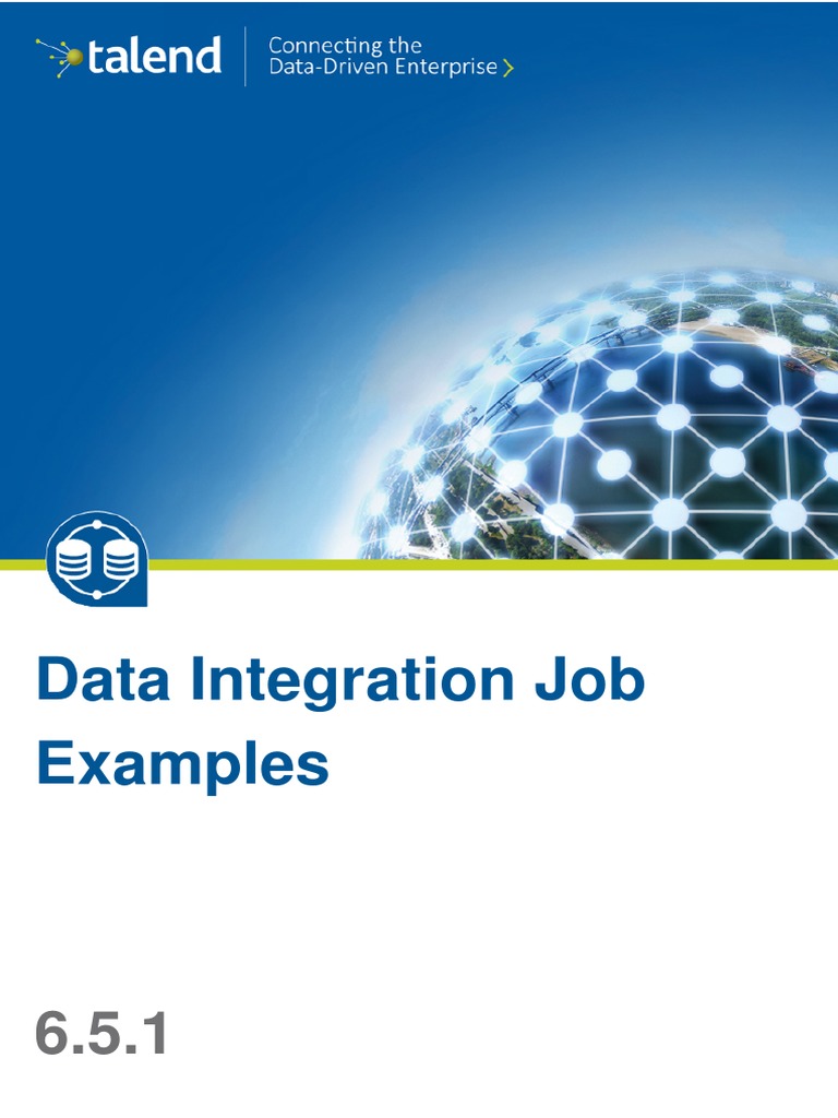 Talend Examples DataIntegration 6.5.1 en | PDF