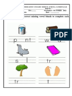 SR - KG OCTOBER MONTH WORKSHEET