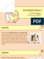 Tips Sukses Mpasi - Leli Klinik MPASI