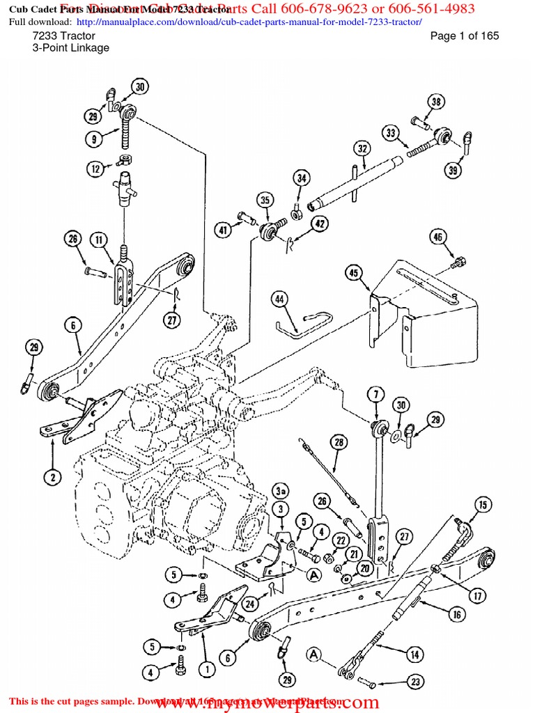 Cub Cadet Parts Manual For Model 7233 Tractor | PDF | Tractor | Valve