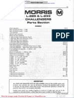 Morris L 225 L 233 Challengers Parts Section