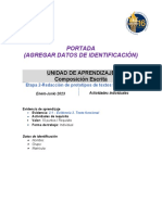 Etapa 2. FORMATO PARA REALIZAR ACTIVIDADES-Composición Escrita