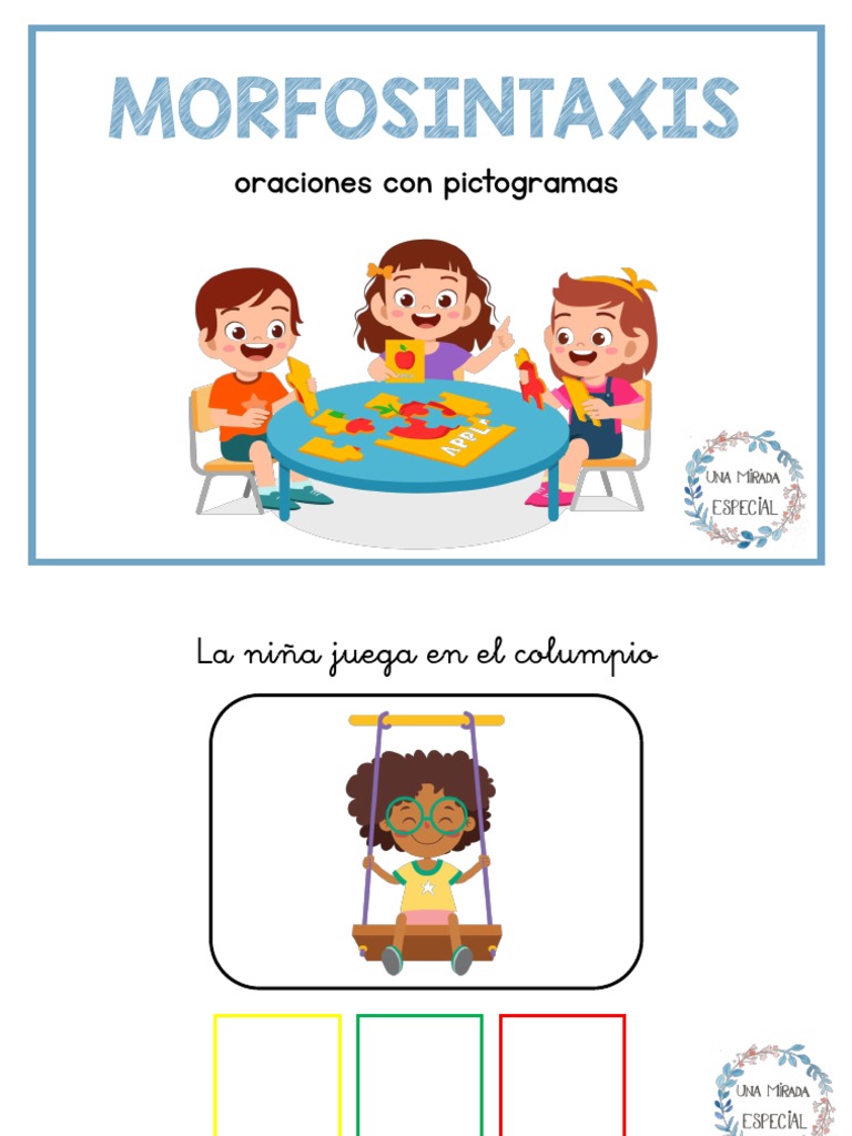 Oraciones con Pictogramas para Niños | PDF | Cocina, comidas y vino ...