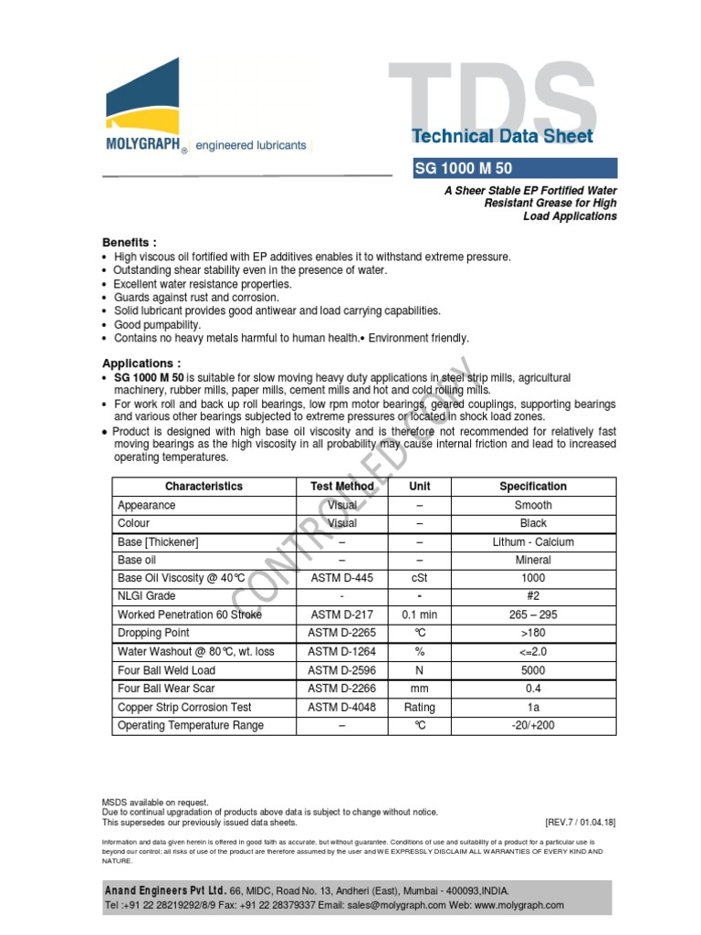 Benefits A Sheer Stable EP Fortified Water Resistant Grease For High