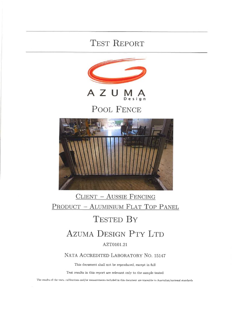 Australian Standards Pool Fencing Aussie Fencing 2 PDF