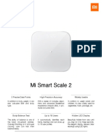 Mi Smart Scale 2: High-Precision Accuracy 3 Precise Data Points Widely Usable
