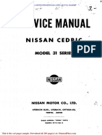 Nissan Cedric Service Manual