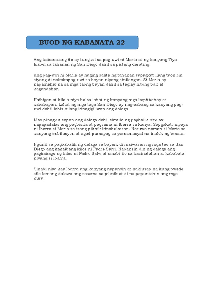Noli me tangere report format pdf