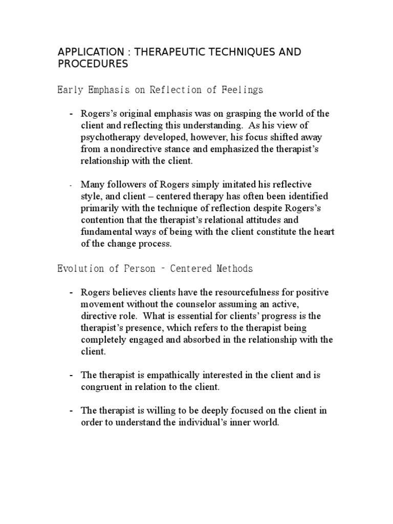 Person centered counseling theory picture