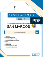 SIMULACRO 6 - Area B