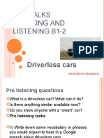 Ted Talk Driverless Cars CLT Communicative Language Teaching Resources Conv - 105875