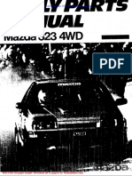 Mazda 323 1988 Rally Parts Manual