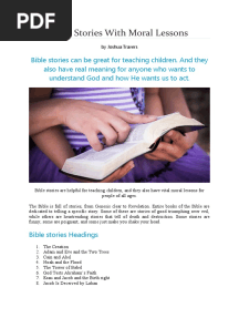 Bible Stories With Moral