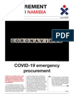 COVID-19 Emergency Article Namibia