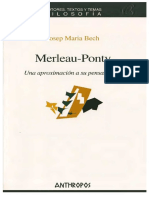 PDF Bech Josep Maria Merleau Ponty Una Aproximacion A Su Pensamiento Compress