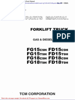 TCM Forklift Truck Fg15c9h Fd15c9h Parts Manual