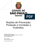 Apostila - Nocões de Prevenção, Proteção e Combate A Incendios