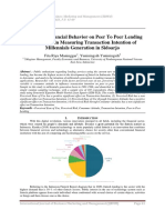 Analysis of Financial Behavior On Peer To Peer Lending Application in Measuring Transaction Intention of Millennials Generation in Sidoarjo