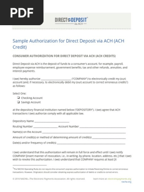DD Authorization Form