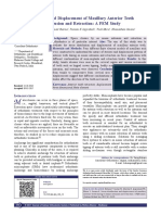 Bohara Et Al 2017 Stress Distribution and Displacement of Maxillary Anterior Teeth During en Masse Intrusion and