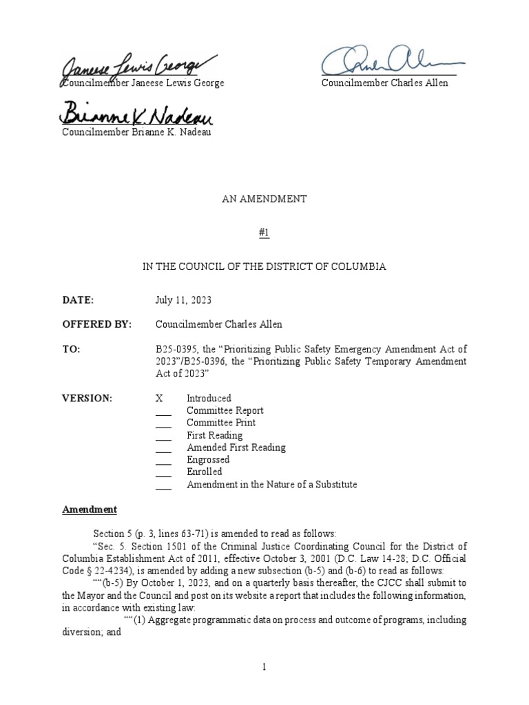 Public Safety Data Reporting Amendment | PDF | Gun Violence In The ...