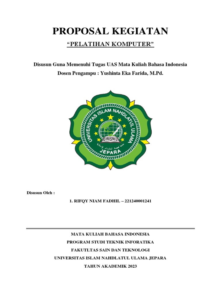 Pelatihan Komputer untuk Masyarakat Jepara | PDF | Karier & Perkembangan