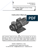 Sanwa Magnetic Drive Pump Manual