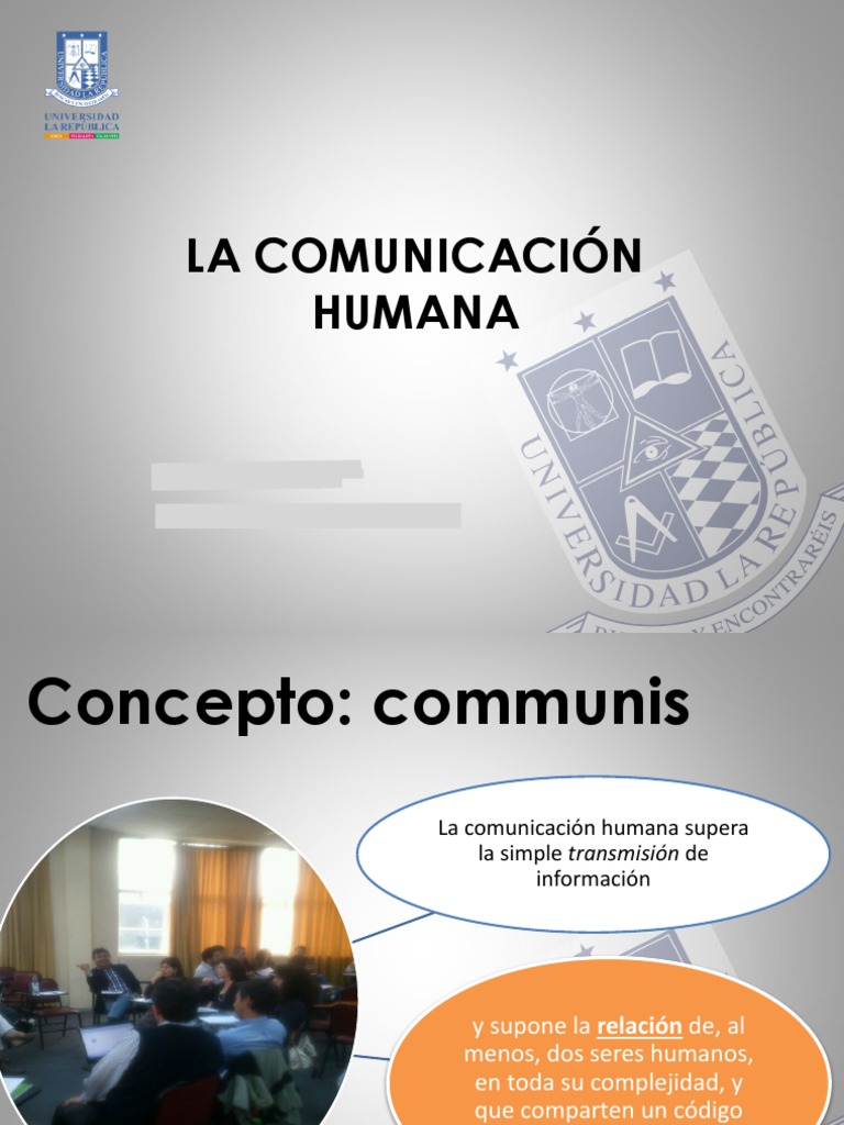 Elementos de la Comunicación Humana | PDF | Comunicación | Ciencias del ...