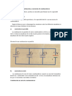 Combinación y Asociación de Condensadores