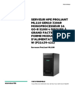 Serveur Hpe Proliant ml110 Gen10 3206r Monoprocesseur 16 Go R S100i 4 Disques p21439 421