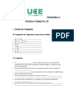 Primera Practica - Teoria de Conjuntos - Septiembre - Diciembre 2022